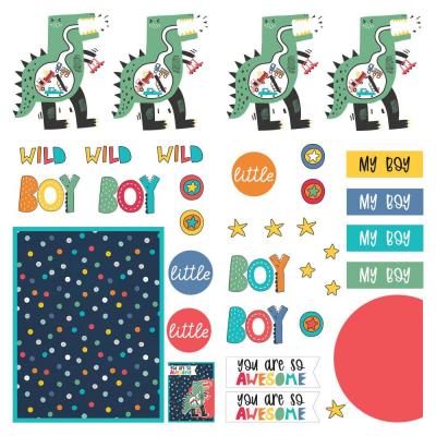 PhotoPlay Little Boys Have Big Adventures Die Cuts - Sheet